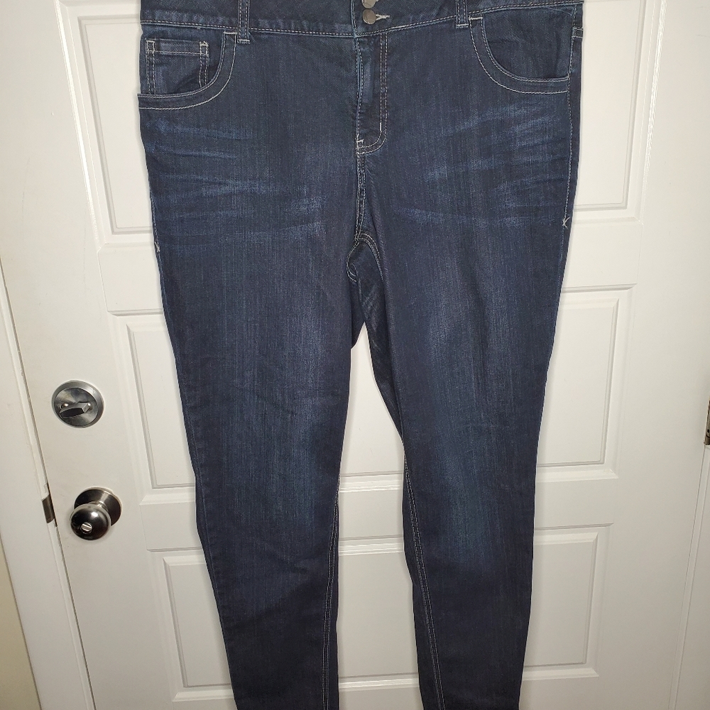 Lane Bryant Dark Wash Skinny Jeans